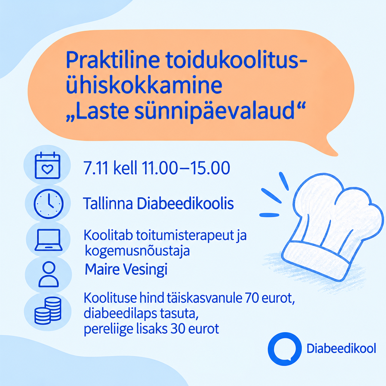 07.11 Praktiline toidukoolitus